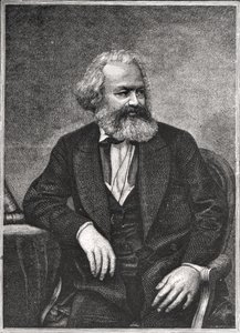 カール・マルクスの肖像（1818-83）1857